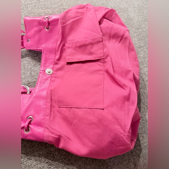 Vintage Roxy Vibrant Pink Shoulder Bag - Picture 6 of 8